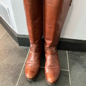 Tory Burch Tan Leather Boots